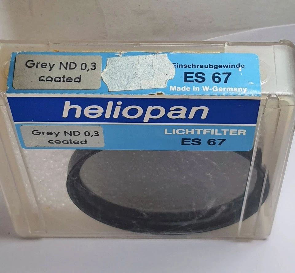 Heliopan 67mm ES-67 Grey Nd0.3 Neutral Density Coated Glass Lens Filter Germany - Image 4 of 4