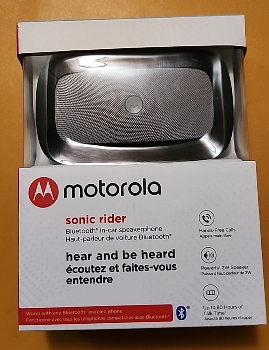 Motorola TX550 Sonic Rider Bluetooth Wireless Hands Free InCar