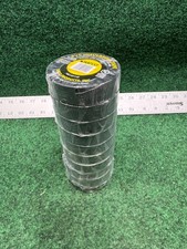 Satco Products 90/1420 Electrical Tape, Black, 3/4-Inch by 60-Feet 10 Pack