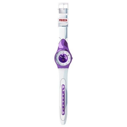 Swatch Dragon Ball Z FRIEZA Silicone 34mm GZ359 Unisex Watch - Picture 4 of 9