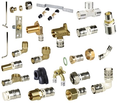 ALPEX der F50 Profi  Nachfolgefitting T-Stück Übergang   Winkel Wandscheibe