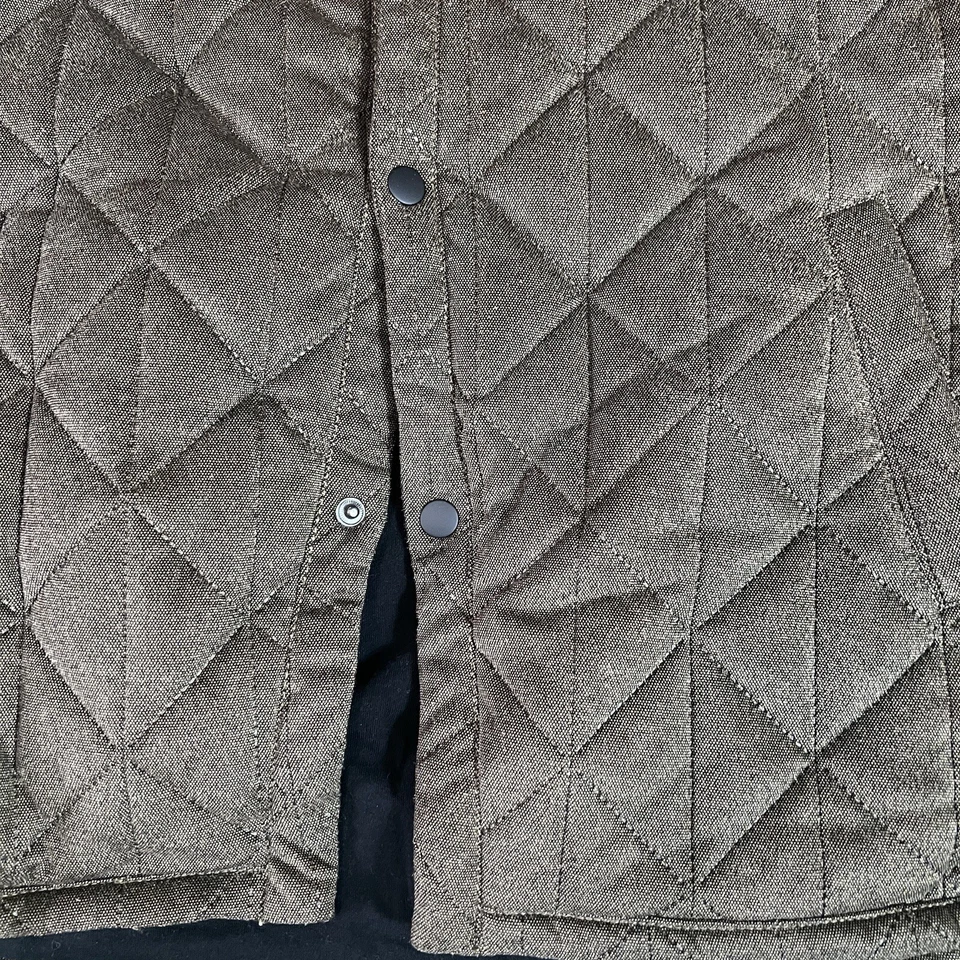 Chaqueta acolchada Publish talla grande marrón 21 X 31 pulgadas Foto 3 de 4