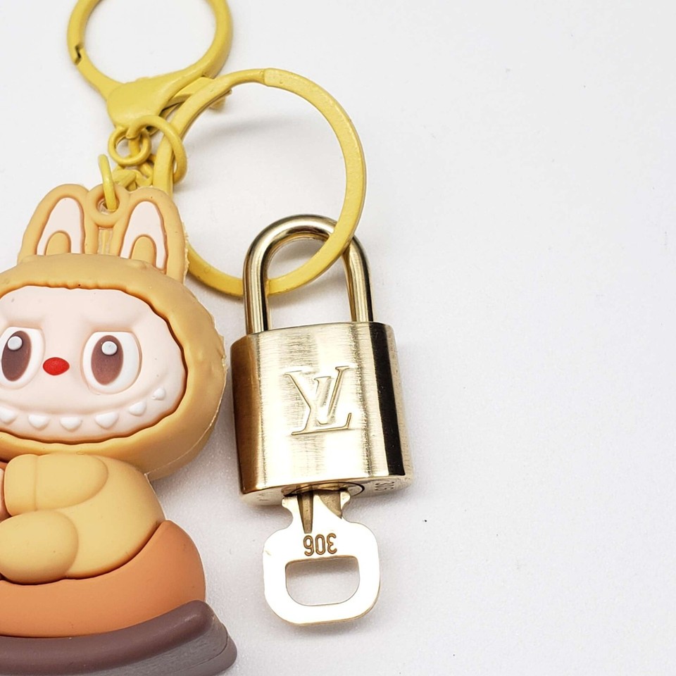 Authentic Louis Vuitton Lock & Key with Labubu Keychain, Keycharm | eBay