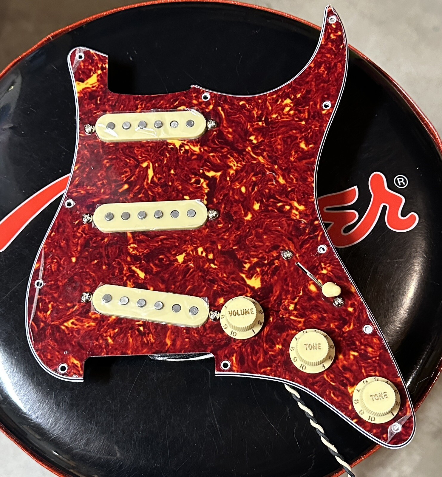 SH GuitarWorks Custom Stratocaster SSS Loaded Pickguard Alnico 5 USA