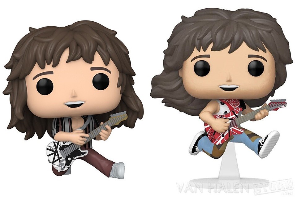 Funko Pop Van Halen Set 350 ‘78 Exclusive & 258 5150 EVH Figures w