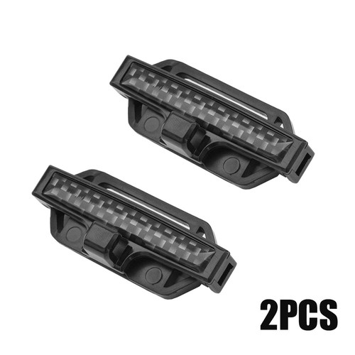 2x Universal Car Seat Belt Stopper Fixing Clip Seatbelt Buckle Clamp Accessories - Picture 5 of 9