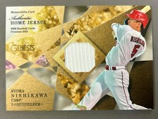 2023 BBM Genesis Baseball Ryoma Nishikawa Authentic Jersey Relic 77/350 Carp