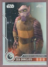 2023 Topps Chrome Star Wars Refractor 33 Zeb Orrelios