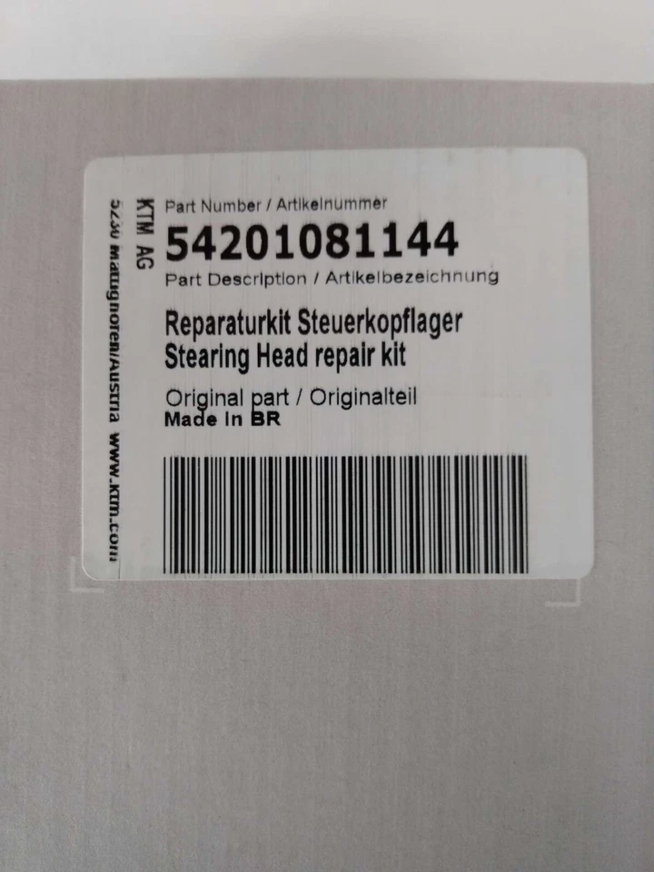 KIT REPARACIÓN CABEZAL DIRECCIÓN KTM NUEVO OEM 54201081144 Foto 3 de 4
