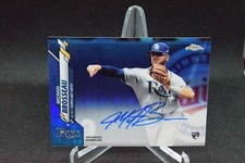 Michael Brosseau RA-MBR 2020 Topps Chrome Blue Refractor Rookie Autograph 34/150