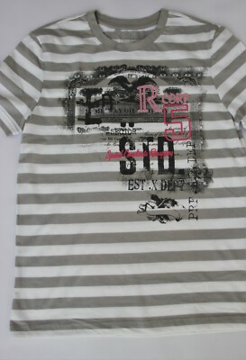 Herren T-Shirt Rundhals Bedruckt Kurzarm Sommer Freizeit Oberteil