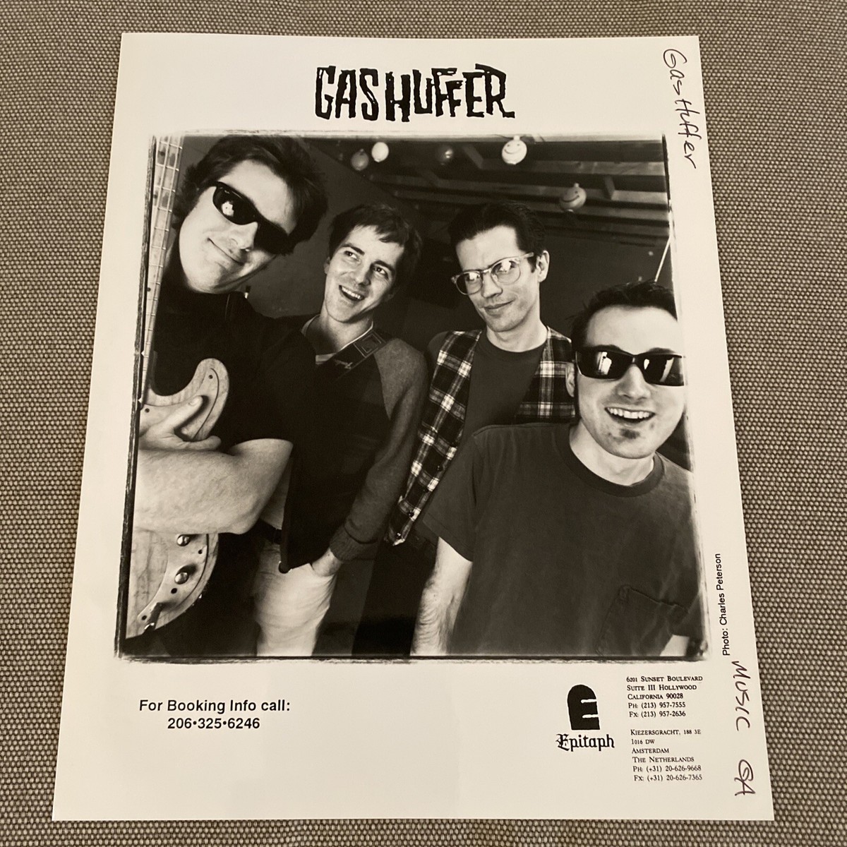 Gas Huffer 1996 Chris Coop シルクスクリーンポスター Gas Huffer Press Photo 8x10”. See Description. | eBay