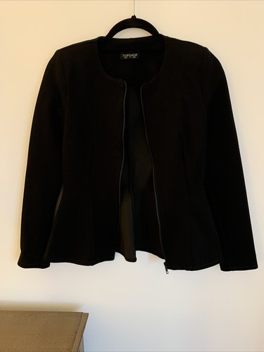 topshop peplum jacket