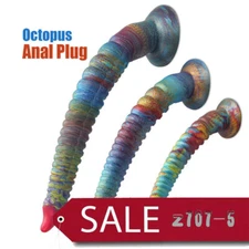 3 Sizes Tentacle Long Anal Plug ButtPlug Dildos Anal Dilator Masturbator Sex Toy