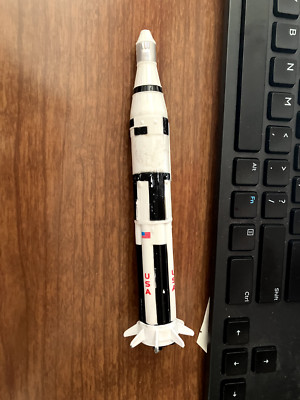 Apollo Saturn V Plastic Souvenir Model Toy Figure 6.5'' NASA