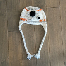 BB8 Droid Star Wars handmade Knitted Crochet Kids Winter Hat