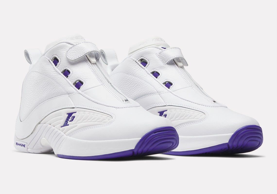 Reebok Answer IV 4 Iverson White Purple 100033884 Men's Size