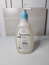 Aveeno Baby Daily Moisture Wash  Shampoo Oat Extract 12 Oz 