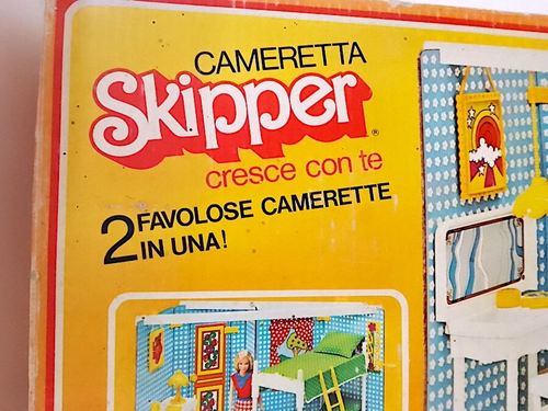 SKIPPER GROWING UP CAMERETTA 2 in 1 - 1975 Mattel italy playset non completo - Foto 15 di 22