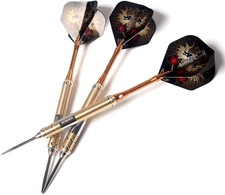 CUESOUL  21g/23g/25g Steel Tip Darts with Bla...