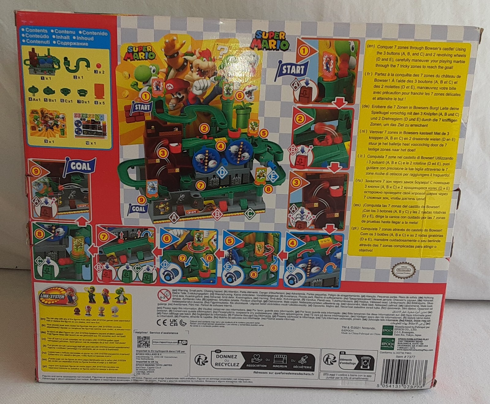 Epoch everlasting play Super Mario tabletop Adventure game DX - New in OPEN BOX