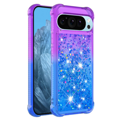 Shockproof TPU Liquid Quicksand Phone Case For Googel Pixel 7A 8A 8 Pro 9 Pro