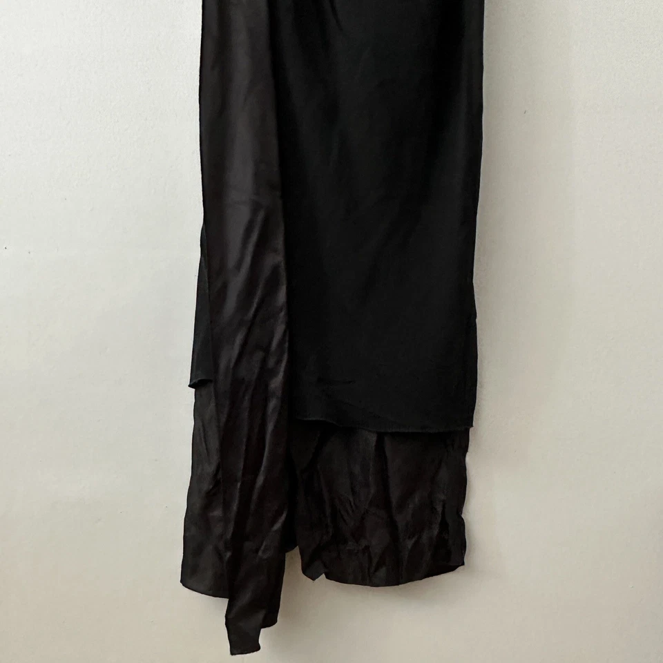 Acne Studios Black Pal Crepe Dress Size 34 - Image 3 of 4