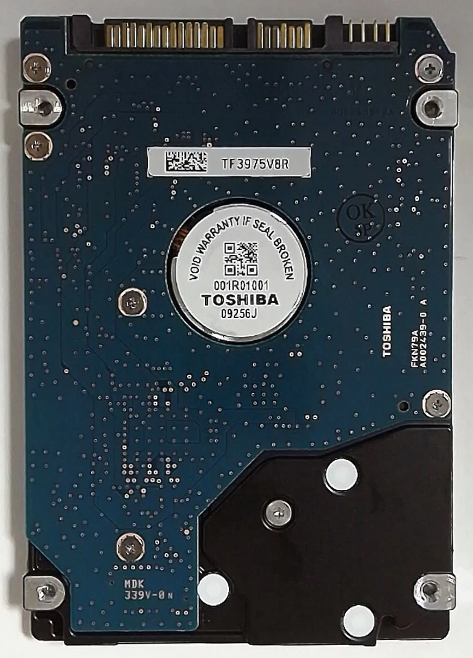 Toshiba Internal HDD2H24 250GB - 5400RPM - 2.5" - MK2555GSX - Image 3 of 3