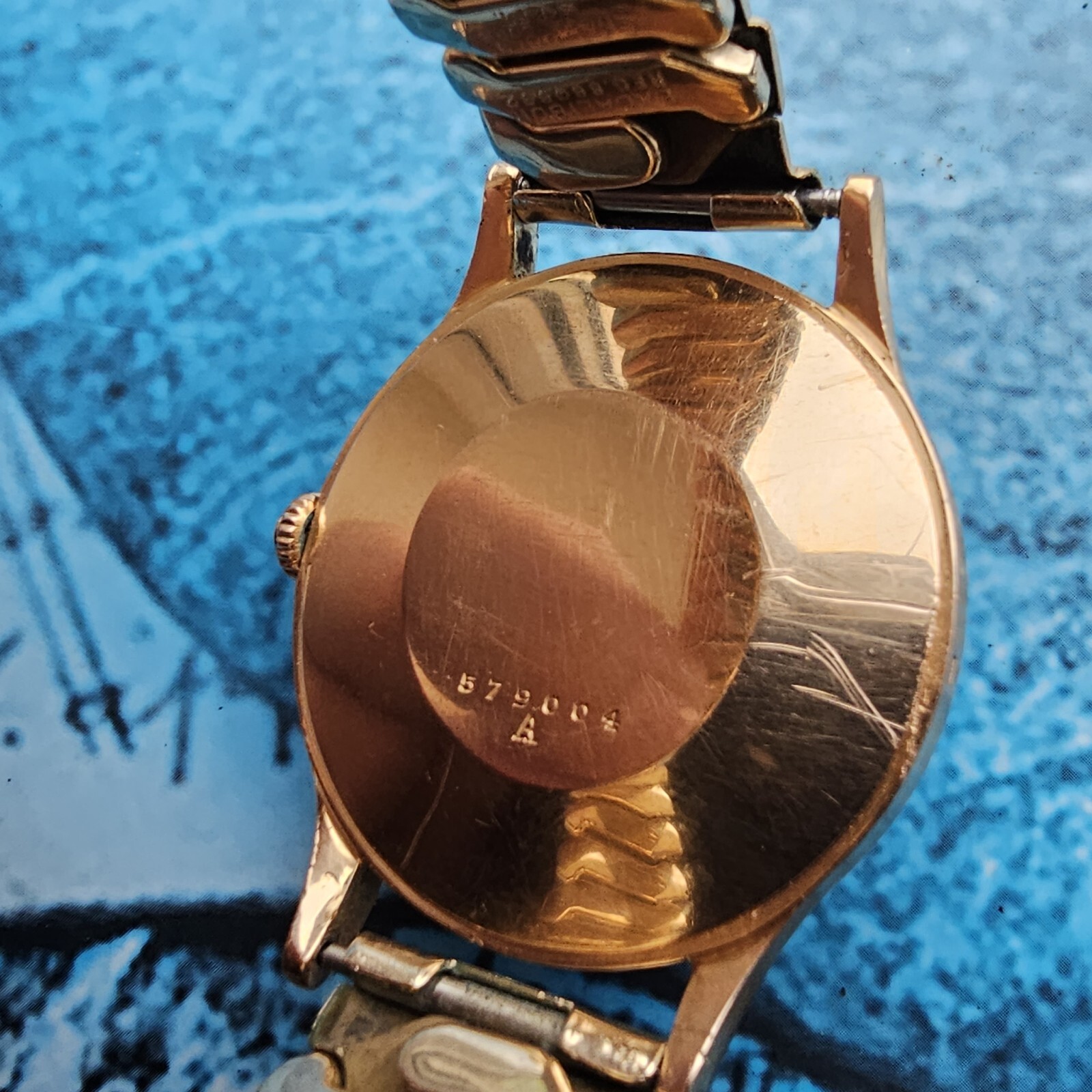 Vintage 18ct Solid Gold Jaeger LeCoultre Single Push Calendar Men's Watch 18k image 8
