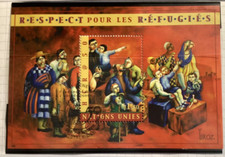 Timbres Nations Unies Genève Bloc 15 oblitéré 1er jour 09/11/2000