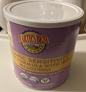 earth's best organic sensitivity infant formula