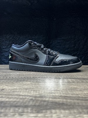 Nike Air Jordan 1 Low SE Black Croc Scream Green IQ9701-010