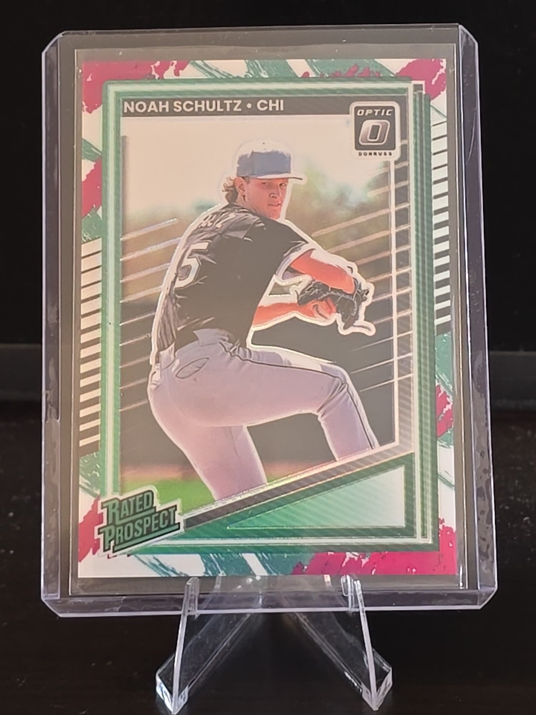 2025 Panini Donruss - Optic Rated Prospects Noah Schultz Jazz Prizm SSP #200