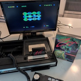 Zenji (Colecovision, 1984) Box, Manual, Catalog, Tray, & Cartridge - Authentic 