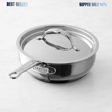 NWT Hestan NanoBond Titanium Stainless-Steel Saucier, 2-Qt