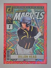 2024 Donruss Baseball Dillon Head Diamond Marvels #7 Red Xplosion 8/99 Padres