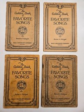 The Golden Book of Favorite Songs Revised and Enlarged - Lot of 4