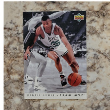 Upper Deck 1992-93 Team MVP Insert Reggie Lewis #TM3 Boston Celtics Card