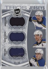 2022-23 The Cup Trios Jerseys 33/35 Jordan Kyrou Colton Parayko Torey Krug s0w