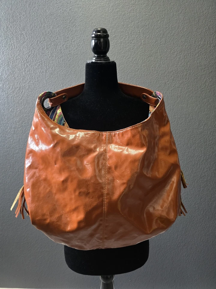 Bolso de Hombro Vintage Y2K Nila Anthony Boho Flecos Festival con Bolso para Monedas Adorable Foto 4 de 4