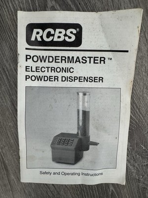 RCBS PowderMaster Electronic Powder Measure/Dispenser 1500 Grain Corded
