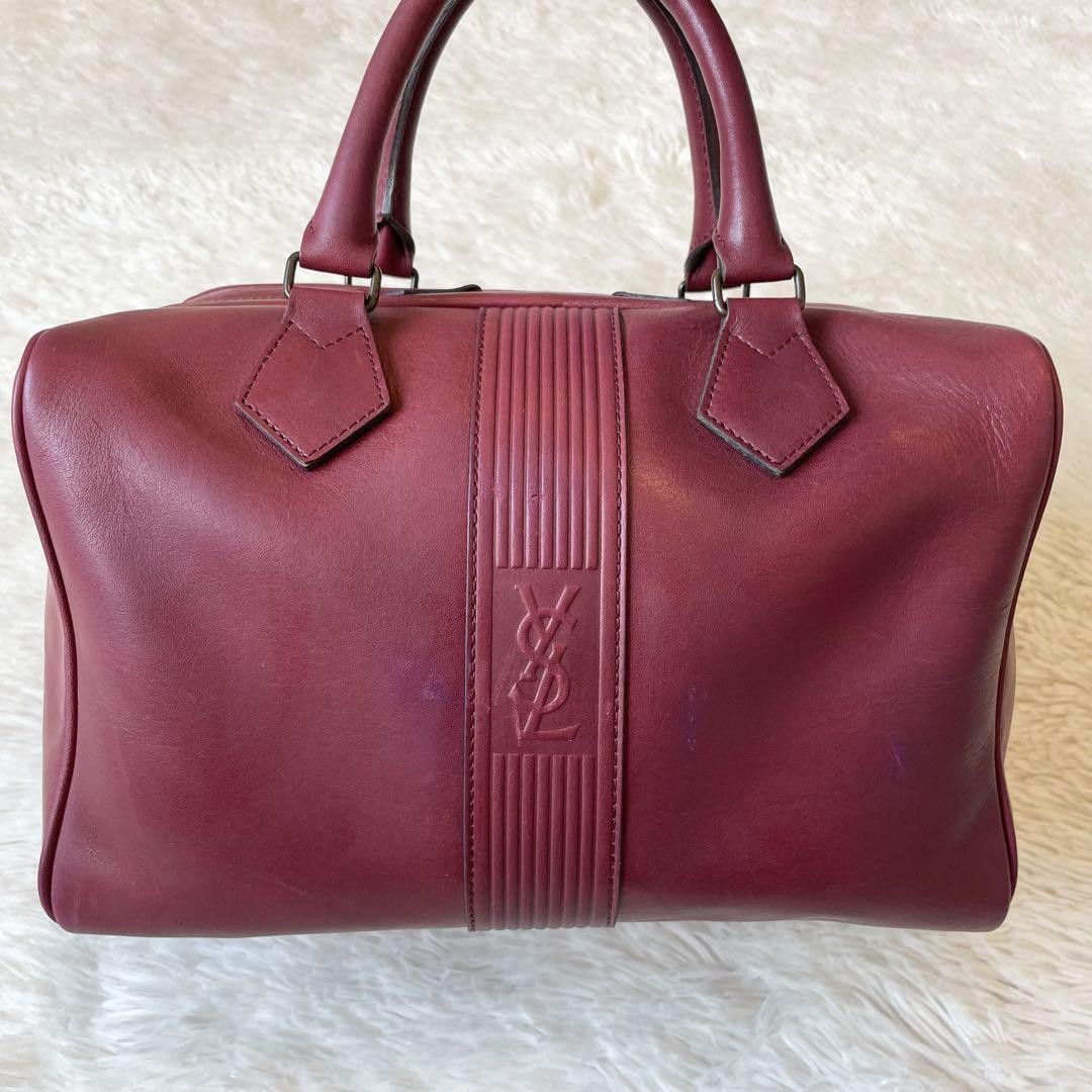 Mini Boston in pelle SAINT LAURENT Yves Saint Laurent buone condizioni