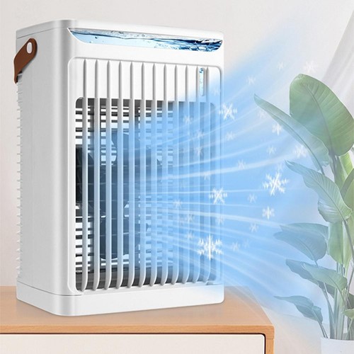 Mini enfriador de aire Cool Mist enfriador de aire humidificador ventilador USB GXX atmósfera con Y2Q1 - Imagen 8 de 24