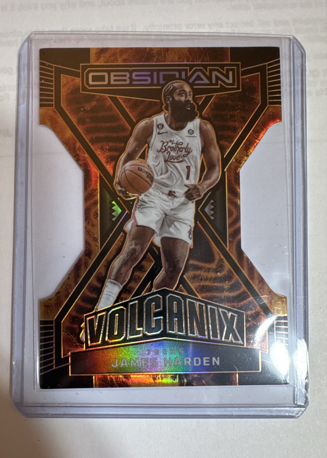 2022-23 Panini Obsidian - Volcanix James Harden #28