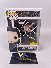 Kit Harington Signed Jon Snow Game Of Thrones 07 Funko Pop w/ JSA Witness