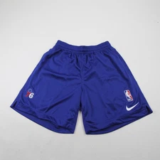 Philadelphia 76ers Nike NBA Authentics Dri-Fit Game Shorts Women's Blue New