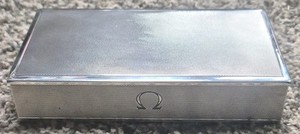 Omega Sterling Silver watch box