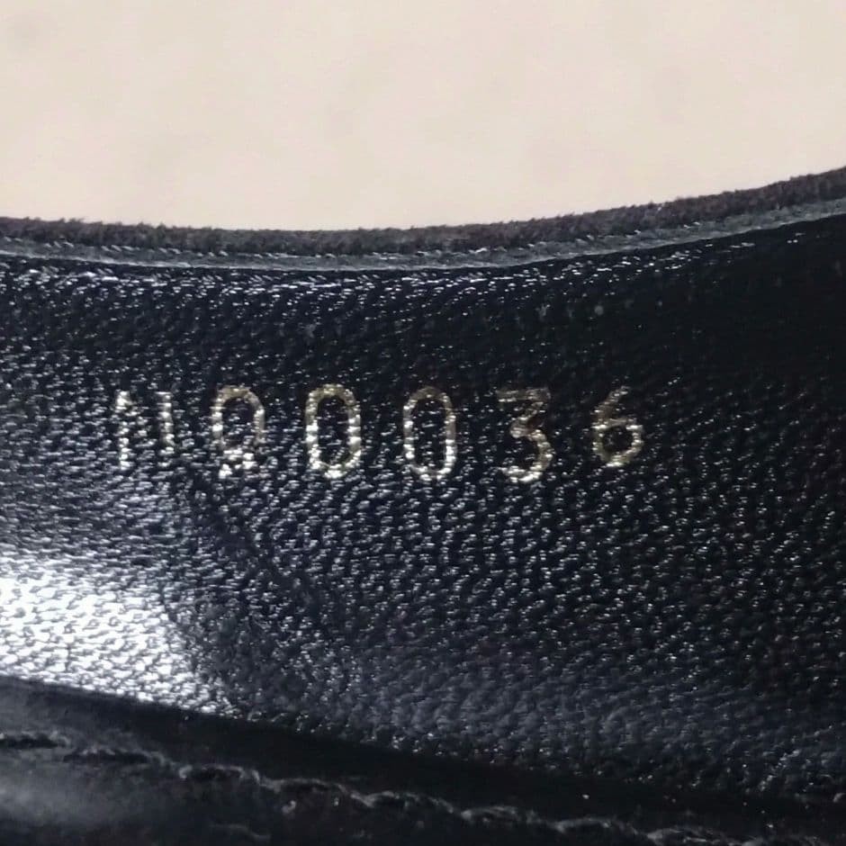 LOUIS VUITTON Pumps Heel Ribbon Black Brown EU 35 135331K Authentic thumbnail 13