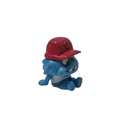 Moshi Monsters Pete Slurp Moshlings Blue Body Red Hat Green Eyes Figure Toy 2011