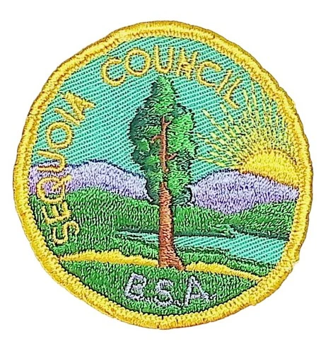 Sequoia Council CA CP BSA Patch YEL Bdr (ZG529)